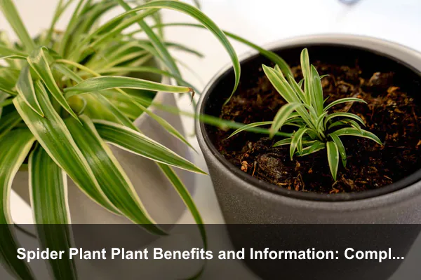Spider Plant Plant Benefits and Information: Complete Care Guide