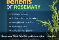 Rosemary Plant Benefits and Information: Uses, Care, Harvesting, and Safe Herbal Tips